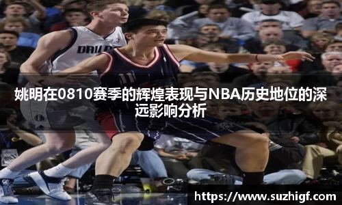 姚明在0810赛季的辉煌表现与NBA历史地位的深远影响分析