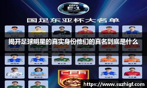 揭开足球明星的真实身份他们的真名到底是什么
